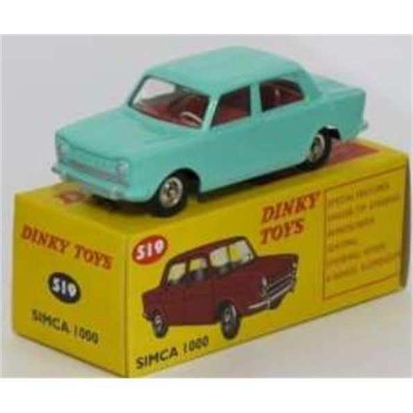SIMCA 1000 bleue DINKY TOYS atlas - Collection
